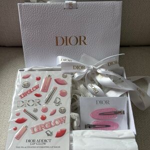 New Dior Pink Hair Clips and Dior Sticker Sheet
